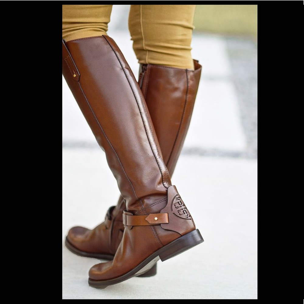 Tory Burch Derby Riding Boots